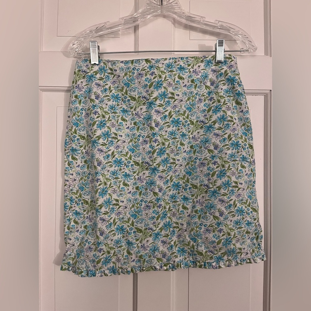 Jones New York Floral Skirt Multicolored Size 6P - Picture 1 of 2